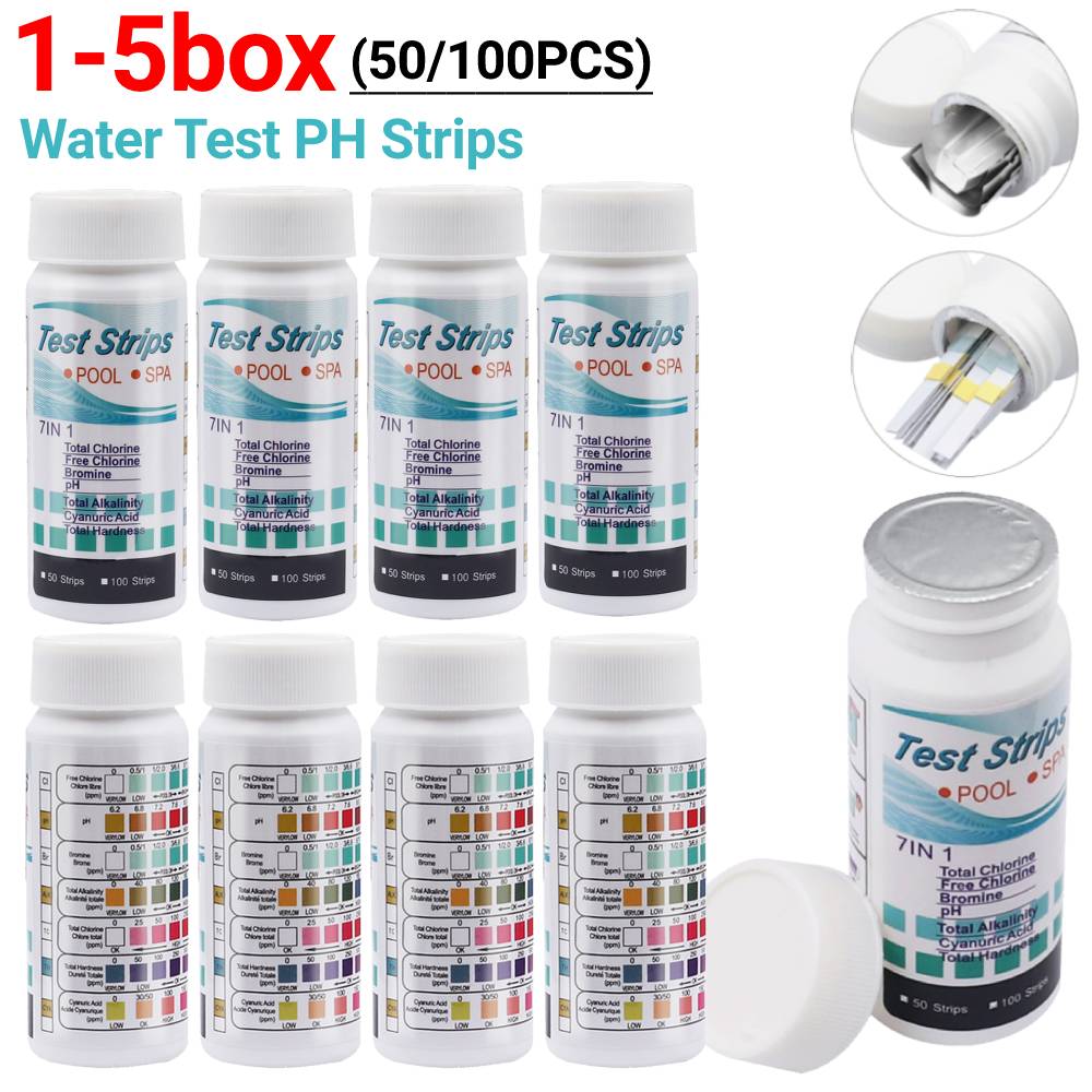 Aquarium Fish Accessories - 50/100 pçs tiras de teste de