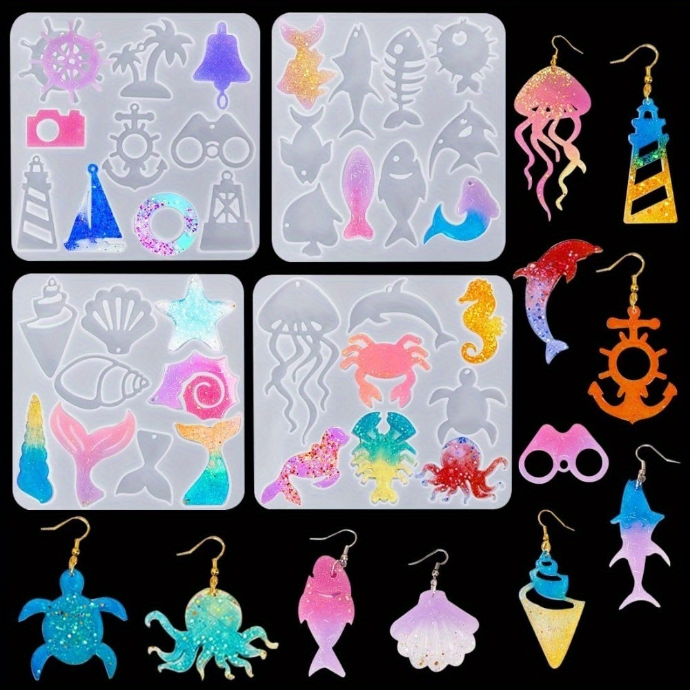 Aquarium Fish Accessories - O conjunto de moldes para brincos