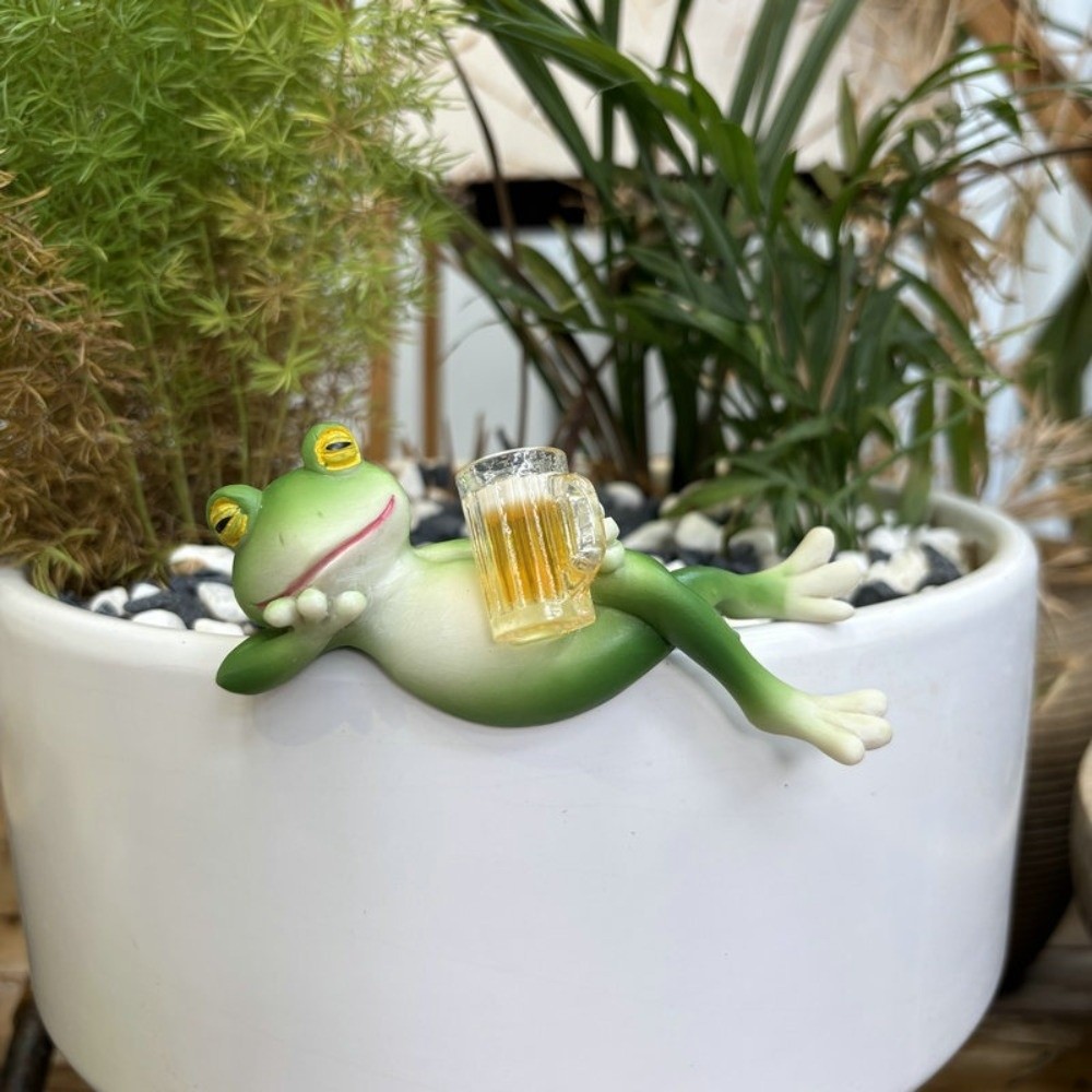 Aquarium Fish Pot - Pendurado vaso de flores borda sapo
