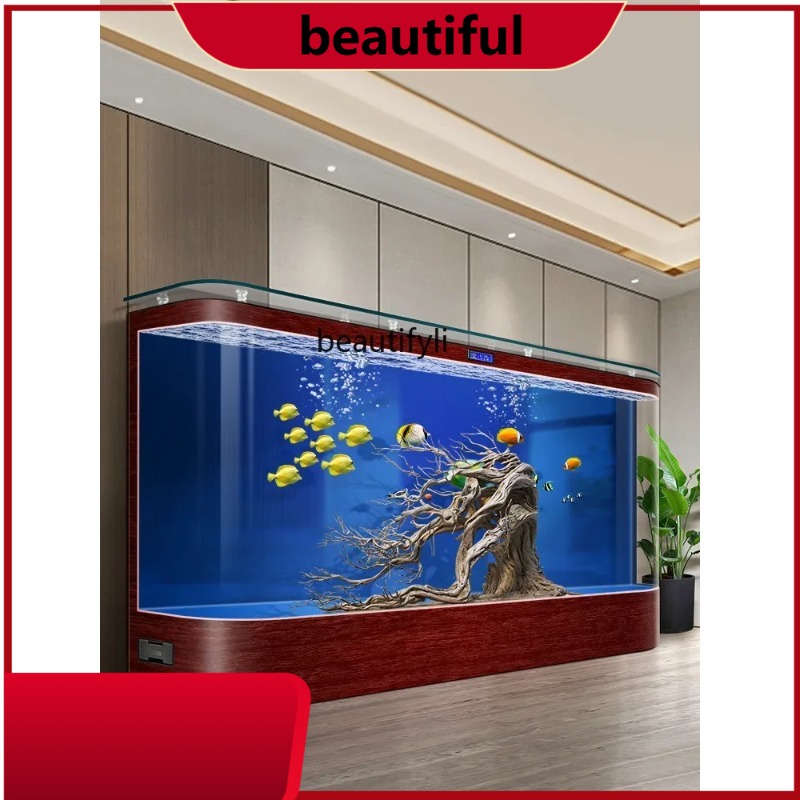 Live Fish Aquarium - Tanque de peixes ecológico do chão