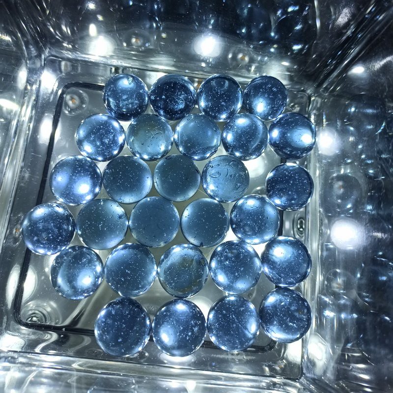 Aquarium Fish Farm - Bolas de Vidro Coloridas 14/16/17mm para