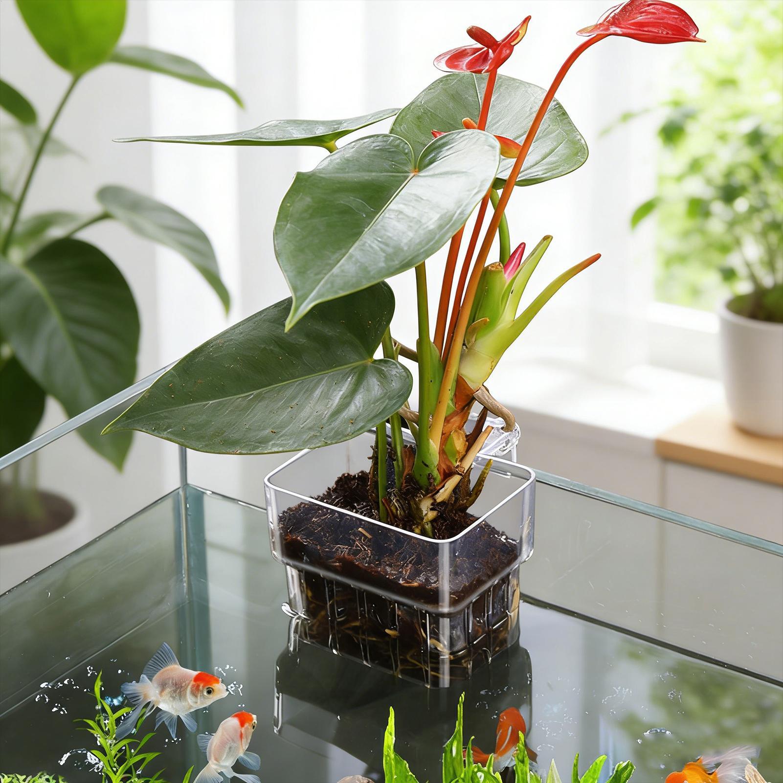 Vaso Transparente Pendurável p - Aquarium Fish Pot avaliação e preço