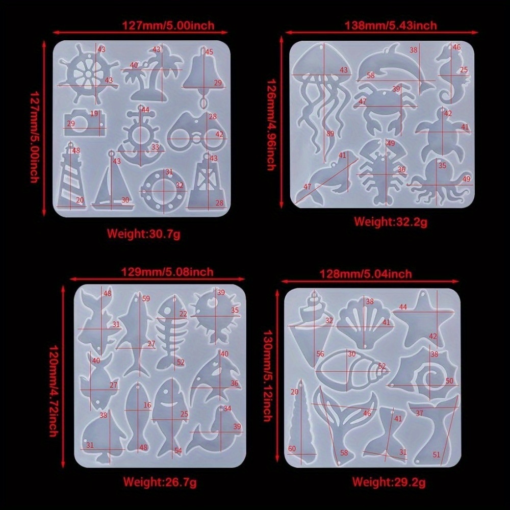 O conjunto de moldes para brin - Aquarium Fish Accessories avaliação e preço