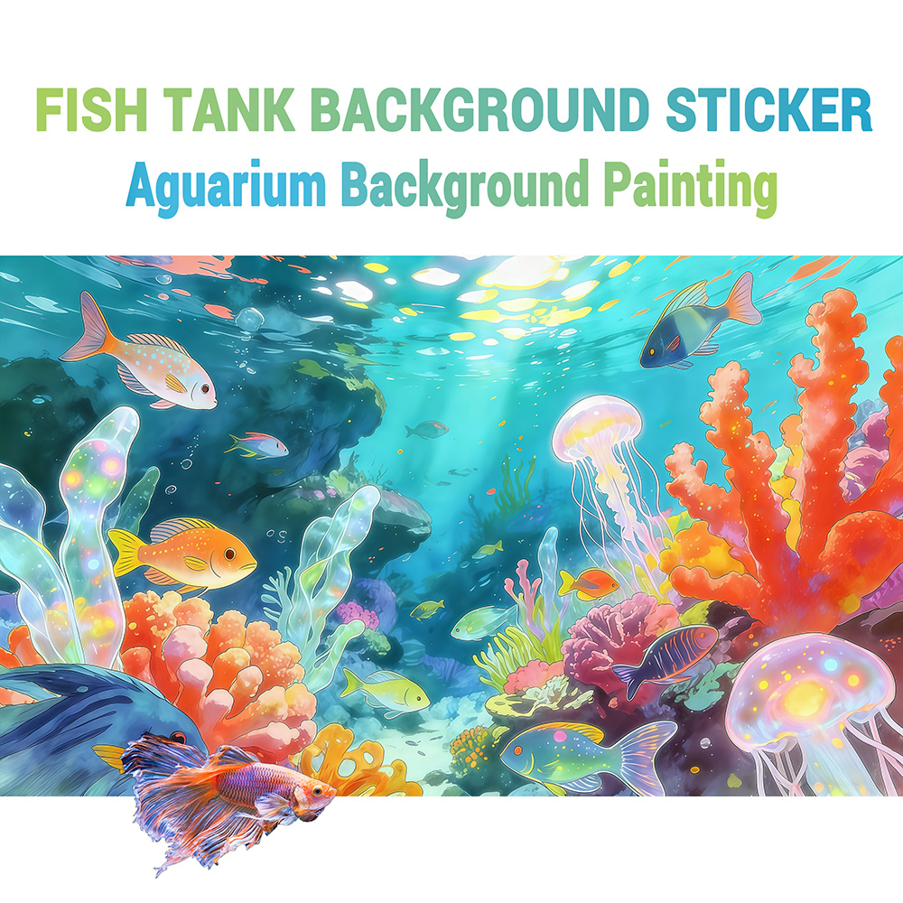 Fundo para aquário, decoração  - Aquarium Fish World avaliação e preço