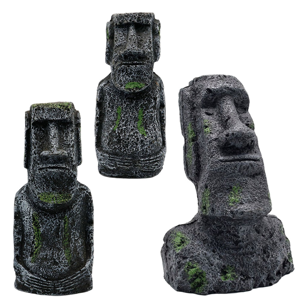Aquário moai estátuas ilha de  - Aquarium Fish Pot avaliação e preço