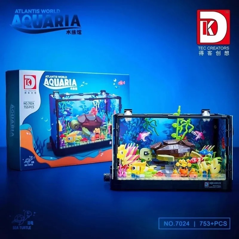3 Blocos de Montar Quebra-Cabe - Aquarium Fish World avaliação e preço