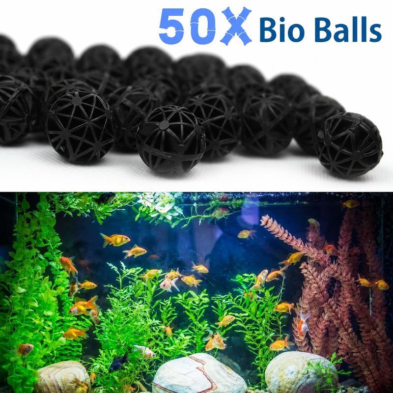 50 Peças de Bolas de Filtro Bi - Aquarium Fish Accessories avaliação e preço