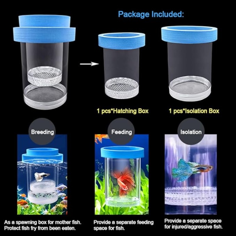 Caixa de isolamento flutuante  - Aquarium Fish Accessories avaliação e preço