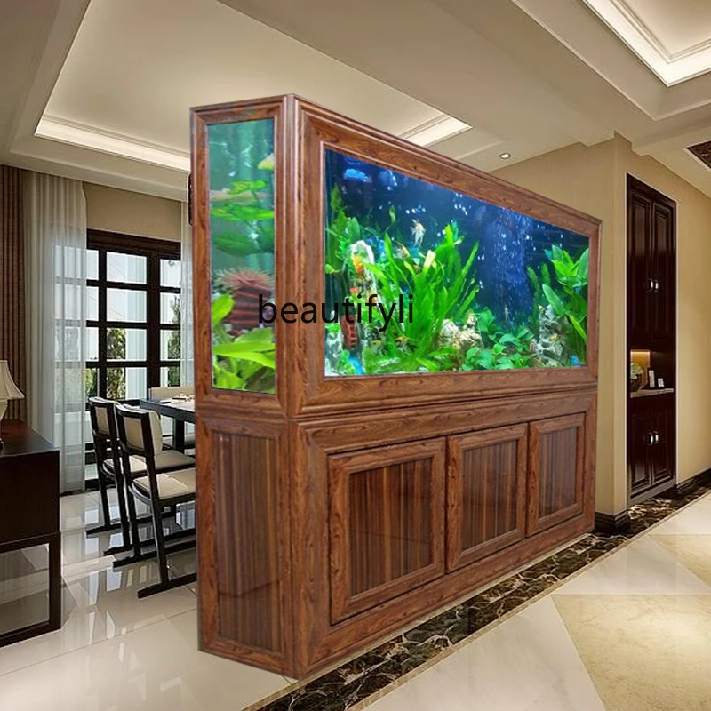 Tanque de peixes chinês grande - Live Fish Aquarium avaliação e preço