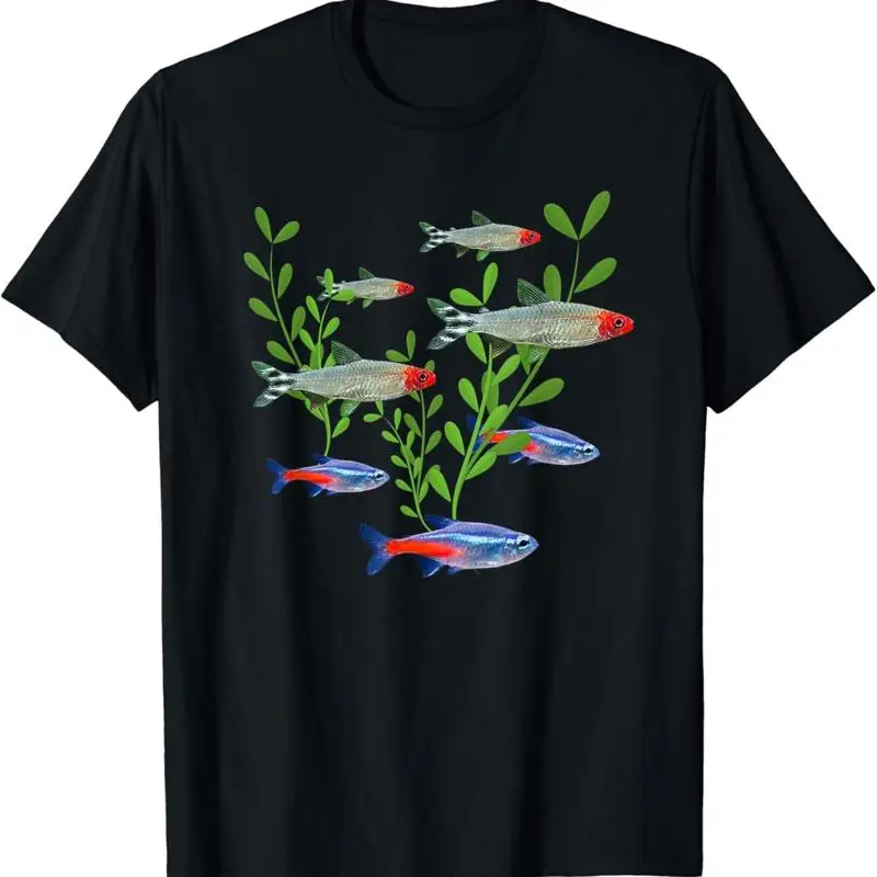 Camiseta com estampa de peixe  - Tetra Fish In Aquarium avaliação e preço