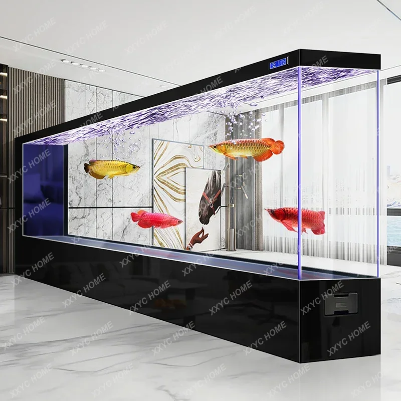 Aquário gigante de chão a teto - Live Fish Aquarium avaliação e preço