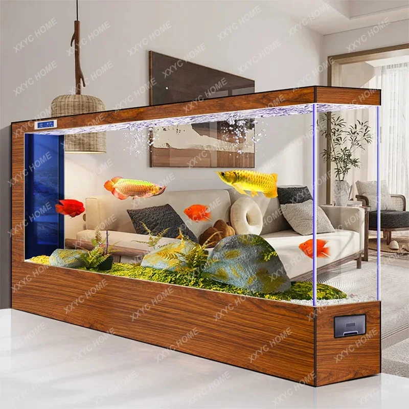 Aquário gigante de chão a teto - Live Fish Aquarium avaliação e preço