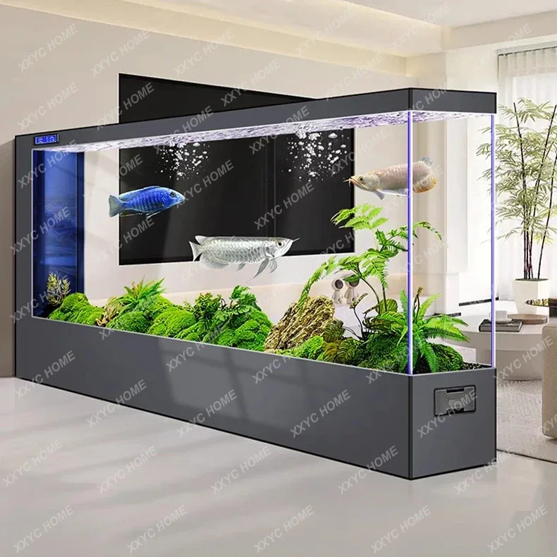 Aquário gigante de chão a teto - Live Fish Aquarium avaliação e preço