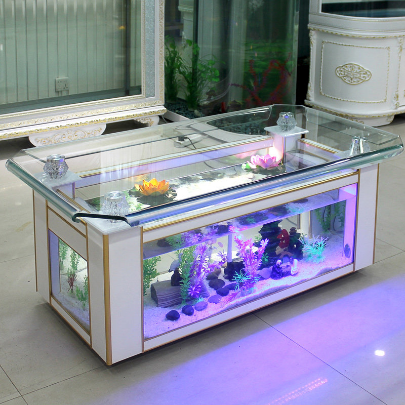 Mesa de centro aquário ecológi - Live Fish Aquarium avaliação e preço