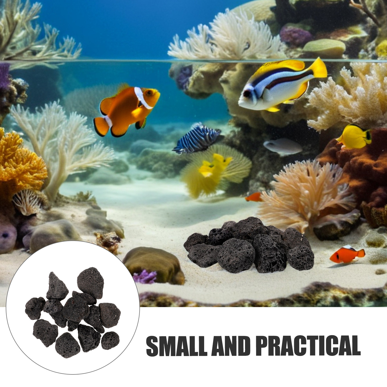 1 Pacote de Pedras Decorativas - Aquarium Decoration Rock avaliação e preço