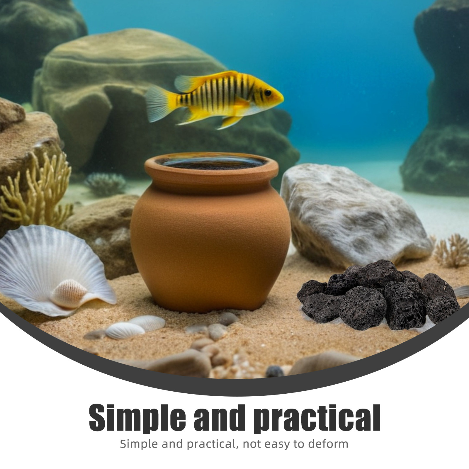 1 Pacote de Pedras Decorativas - Aquarium Decoration Rock avaliação e preço