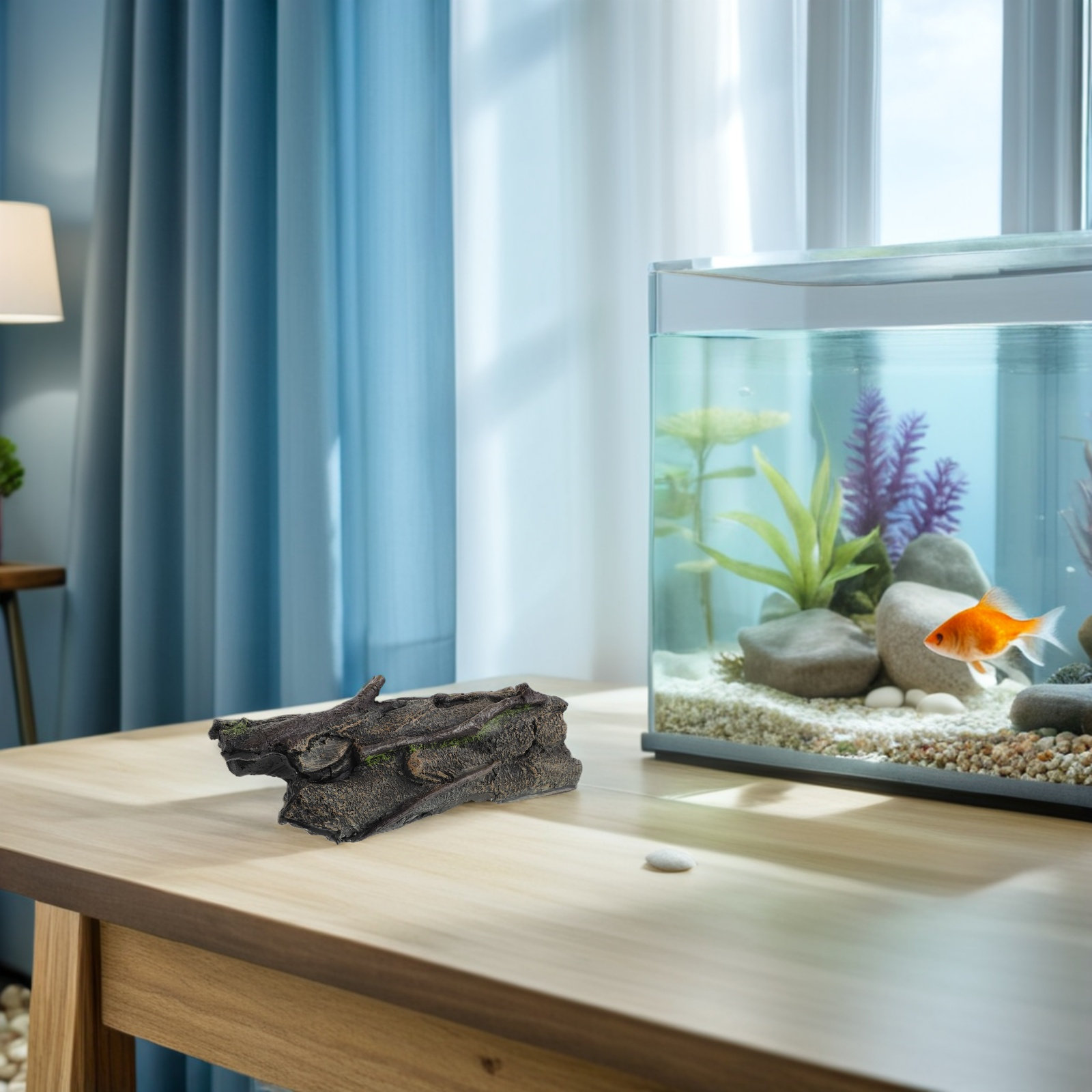 Tronco de Árvore Oco de Resina - Aquarium Fish Cave avaliação e preço