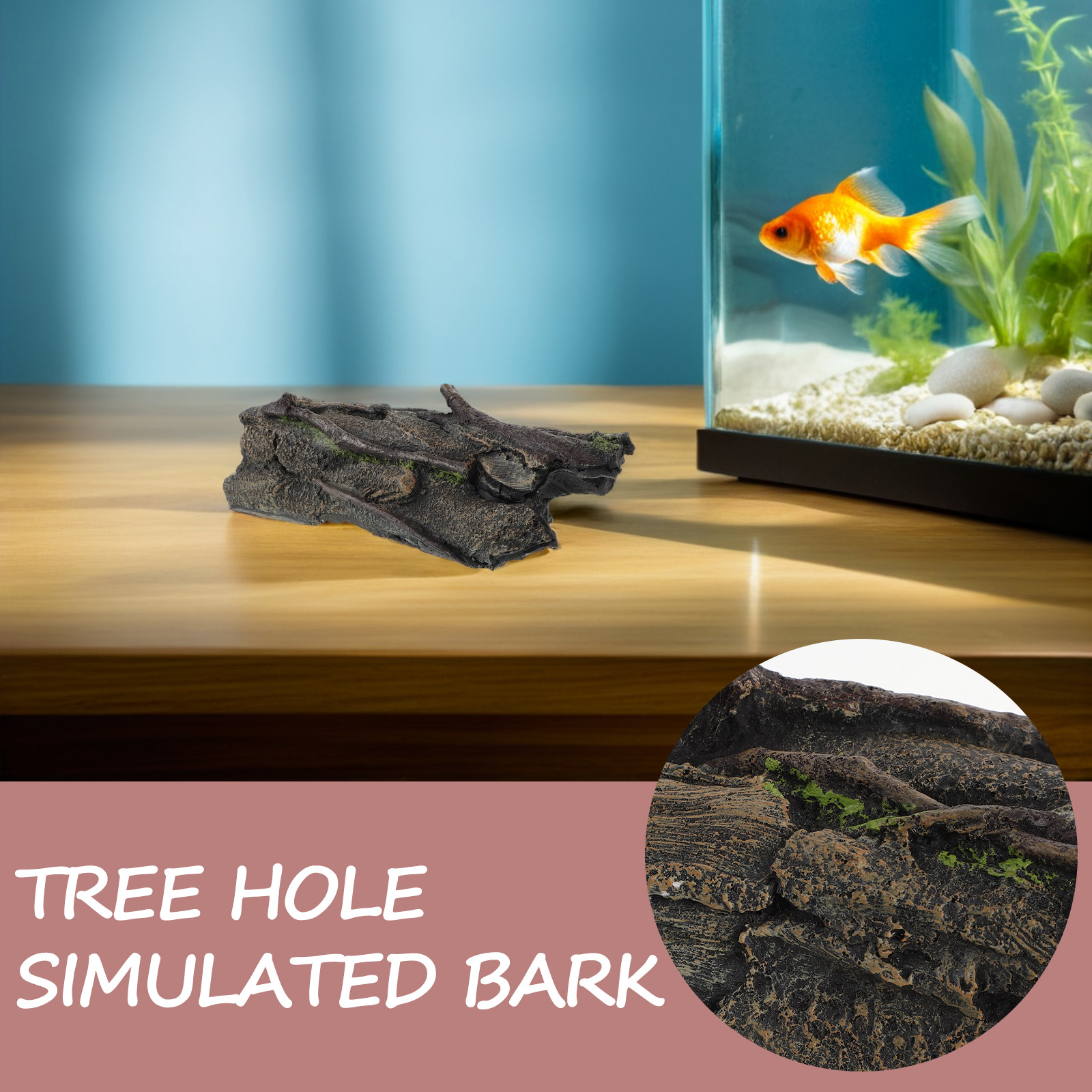 Tronco de Árvore Oco de Resina - Aquarium Fish Cave avaliação e preço