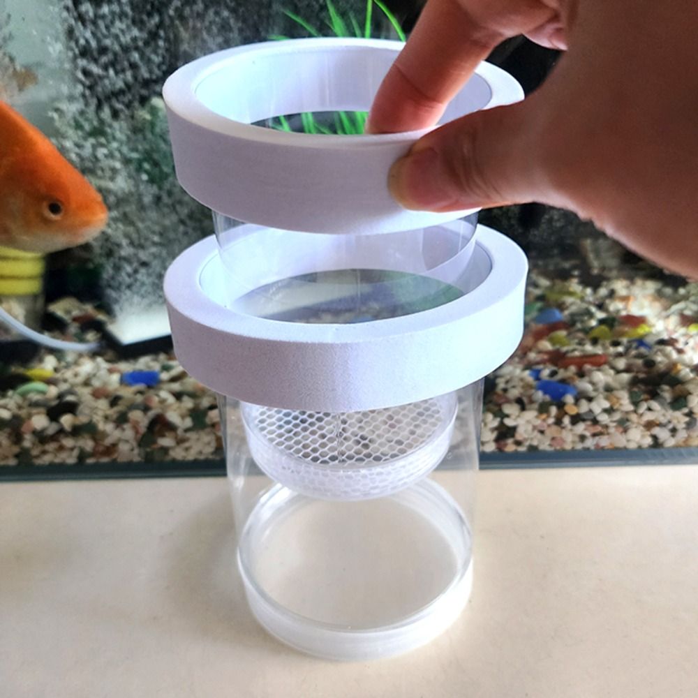 Plástico flutuante caixa de is - Aquarium Fish Cave avaliação e preço
