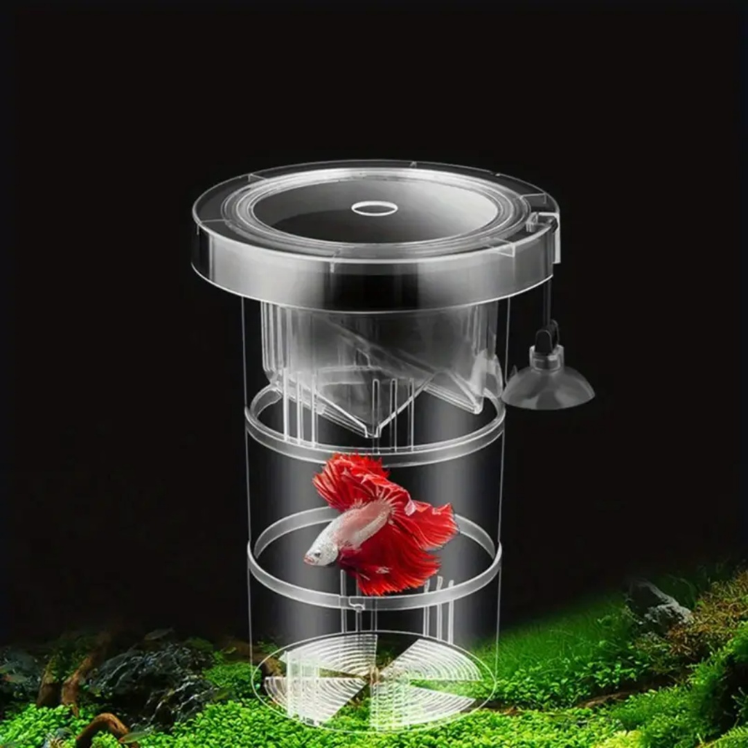 Acrílico flutuante caixa de is - Aquarium Fish Cave avaliação e preço