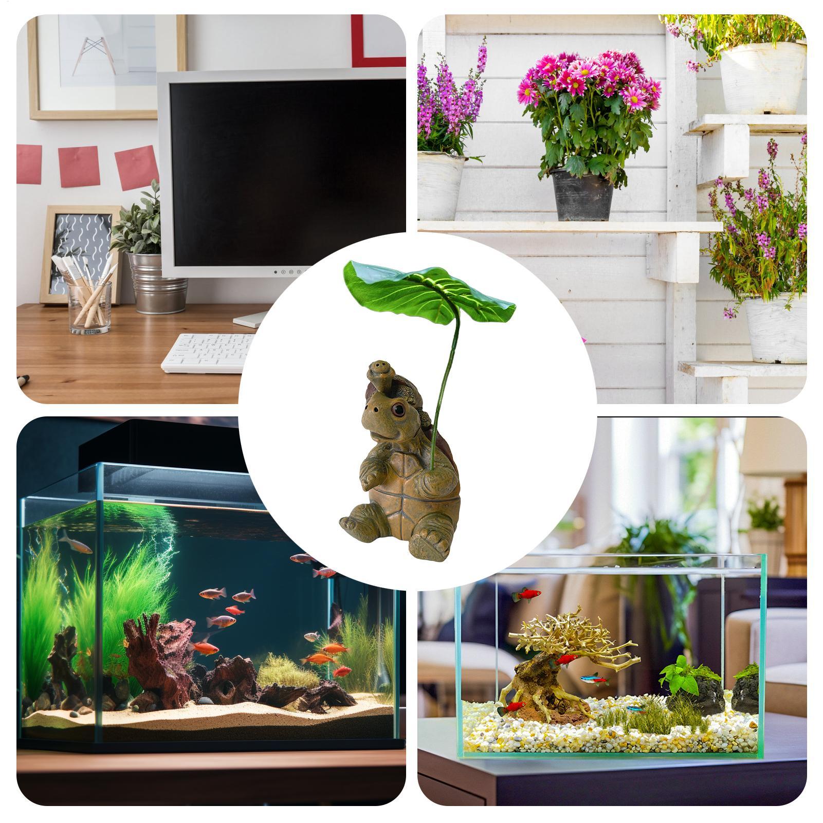 Estátua de Tartaruga para Deco - Aquarium Fish Pot avaliação e preço