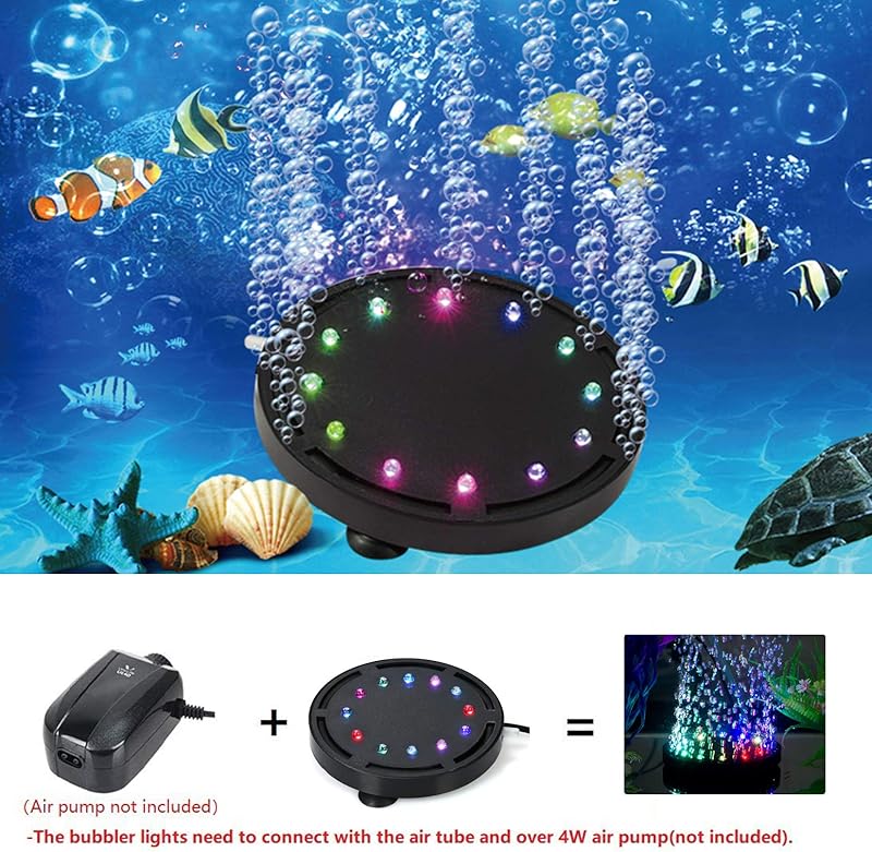 Aquário submersível usb led bo - Aquarium Fish Colorful avaliação e preço