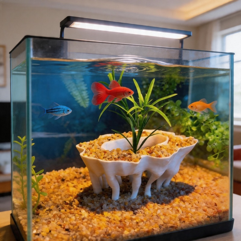 Plantas de aquário impressas e - Aquarium Fish Pot avaliação e preço