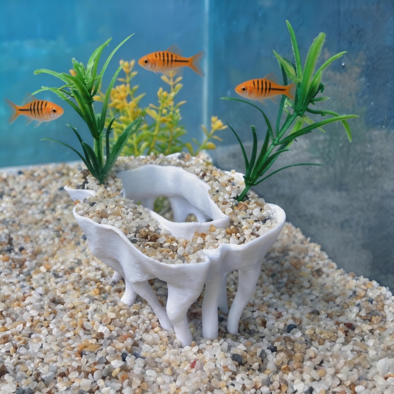 Plantas de aquário impressas e - Aquarium Fish Pot avaliação e preço