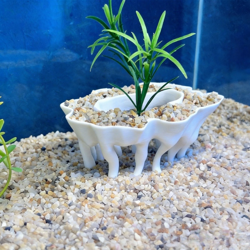 Plantas de aquário impressas e - Aquarium Fish Pot avaliação e preço